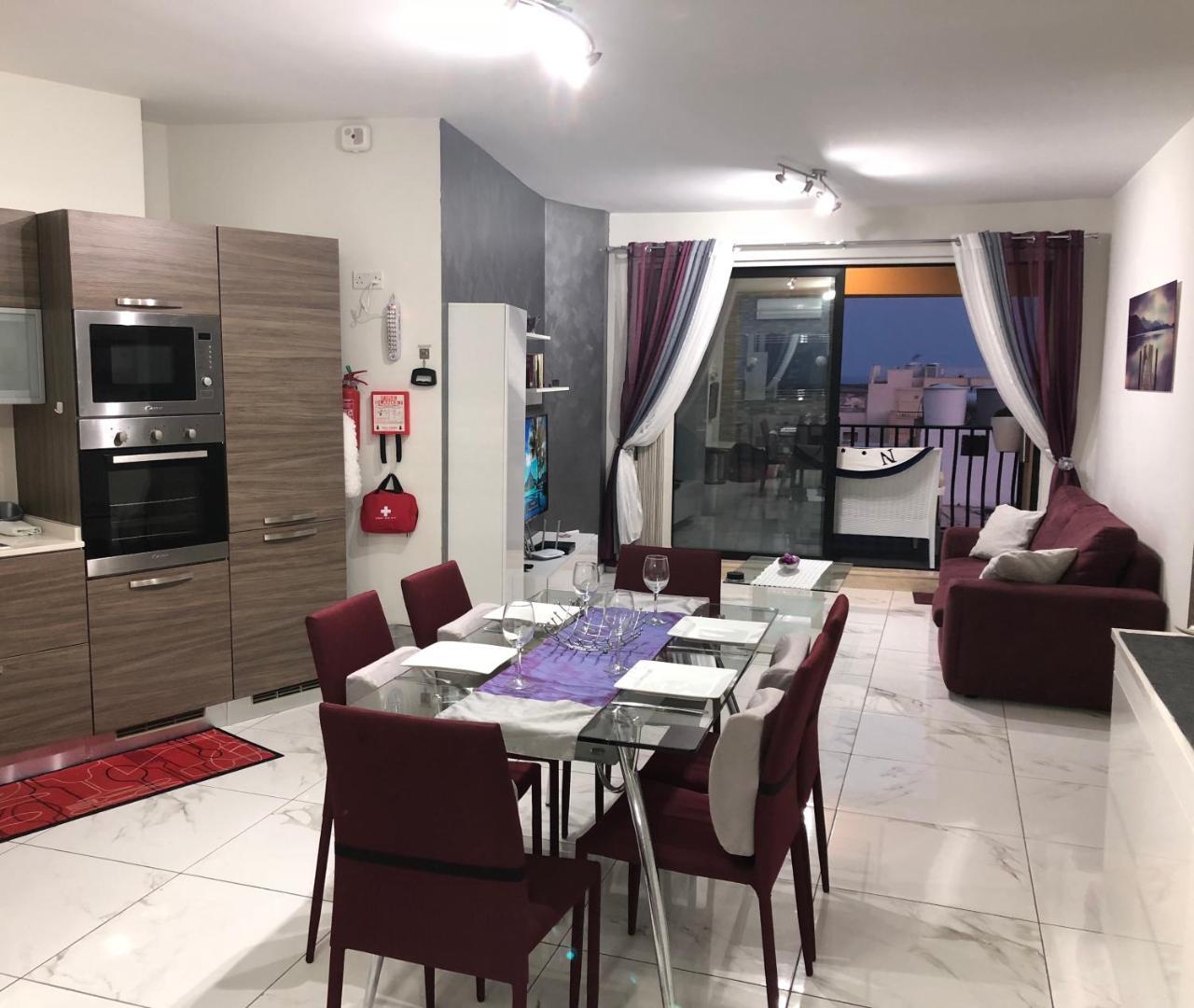 Marsascala Sea View Apartment & Penthouse Марсаскала Екстер'єр фото
